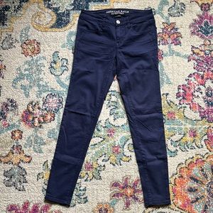 American Eagle Blue Jeggings